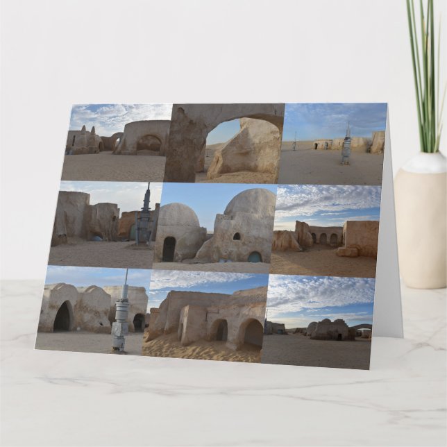 Mos Espa sur la planète Carte blanche Tatooine (Devant)