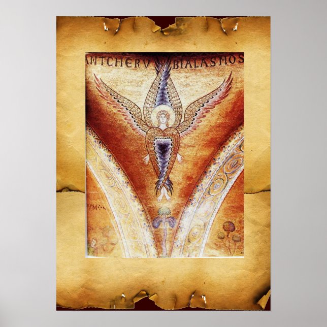 MOSAIC ANGEL , braunes Pergament Poster (Vorne)