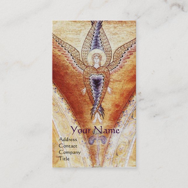 MOSAIC ANGEL Monogram Visitenkarte (Vorderseite)