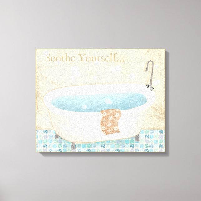Mosaic Bath Leinwanddruck (Vorderseite)