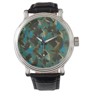 Mosaic Blue Watch Armbanduhr