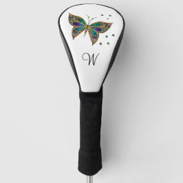Mosaic Butterfly Initial Golf Headcover