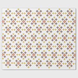 Mosaic Cross Pattern Geschenkpapier