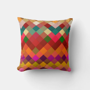 Mosaic Diamond Geometric Muster #6 Kissen
