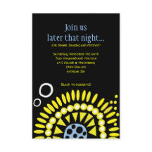 MOSAIC DOVE PEACE Bat Mitzvah Empfang Card
