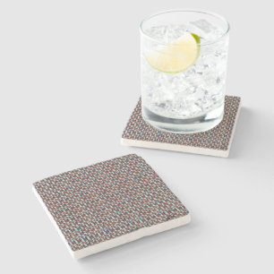 Mosaic Flow Abstrakte Geometrische Musterdesign 13 Steinuntersetzer