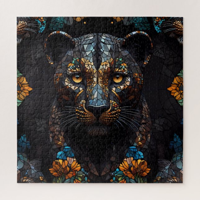 Mosaic Leopard Majesty (Vertikal)