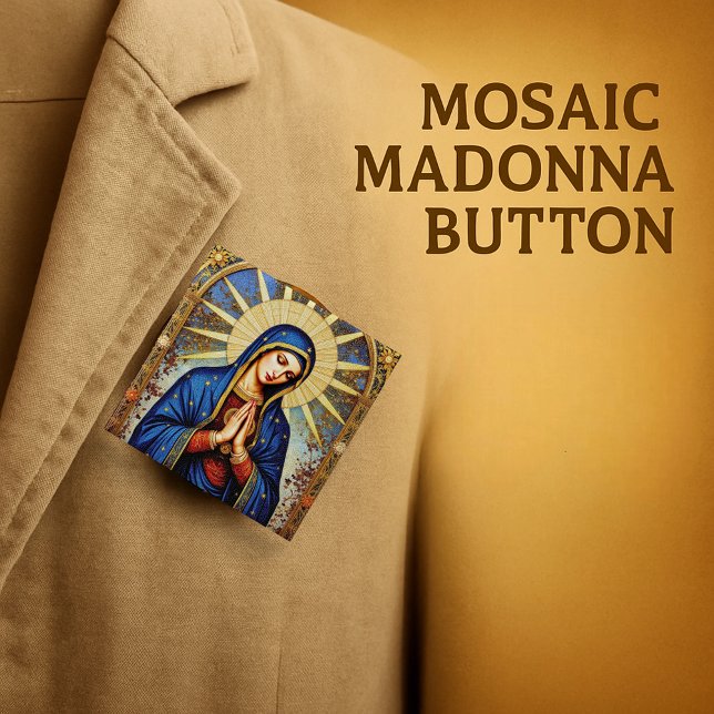Mosaic Madonna Button (Von Creator hochgeladen)
