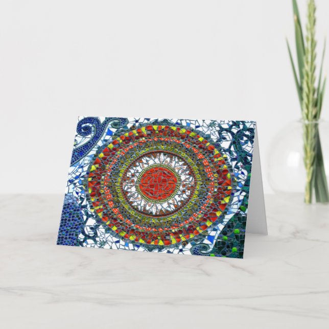 Mosaic Mandala 1 Karte (Vorderseite)