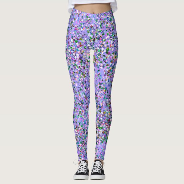 Mosaic Modern Grit Glitzer #4 Leggings (Vorderseite)