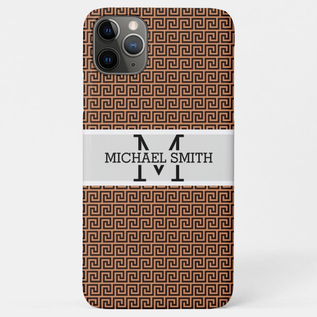 Mosaic Modern Monogram #13 Case-Mate iPhone Hülle (Rückseite)
