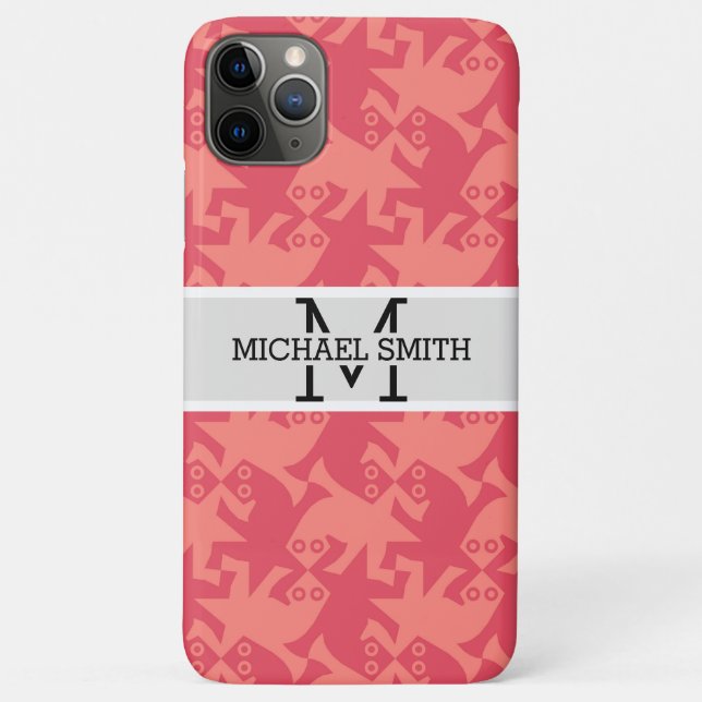 Mosaic Modern Monogram #22 Case-Mate iPhone Hülle (Rückseite)