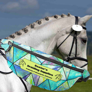 Mosaic Motif Horse Show Mane Braiding