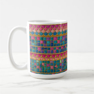 Mosaic pattern mug