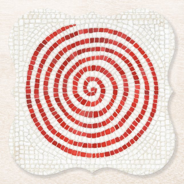 MOSAIC PINWHEEL-Untersetzer Untersetzer (Vorderseite)