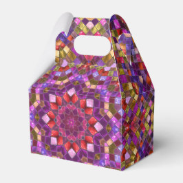 Mosaic PurpleVintage Fraktal Kaleidoskop Geschenkschachtel
