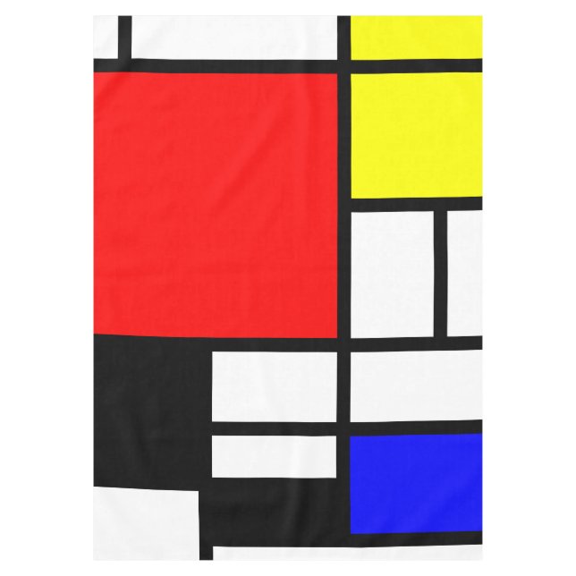 MOSAIC Rechtecke Quadrate Farbe I + Ihre Ideen Tischdecke (Vorderseite)