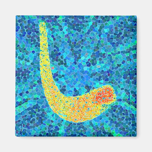 Mosaic Shofar Magnets (Devant)