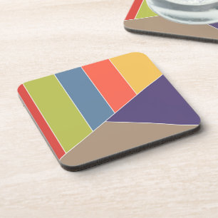 MOSAIC Streifen Dreiecke Farbe I + Ihre Ideen Untersetzer