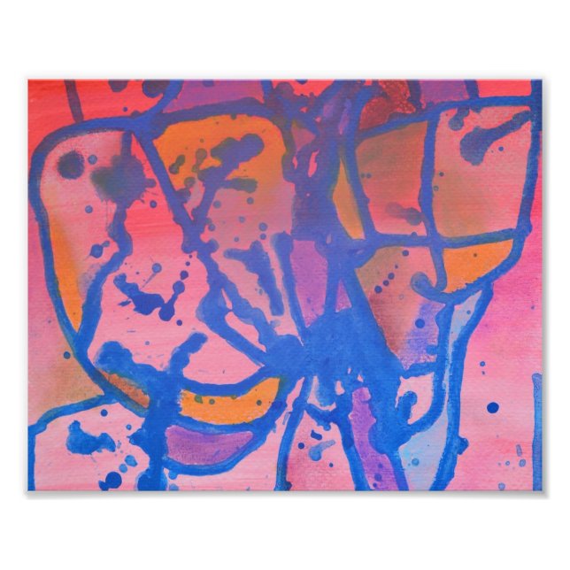 Mosaik-abstrakt Fotodruck (Vorne)