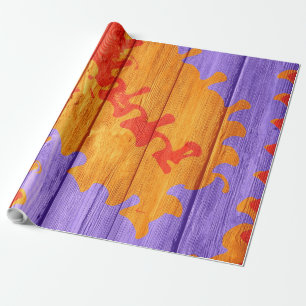 Mosaik-Abstrakt-Pastell-Holz #3 Geschenkpapier