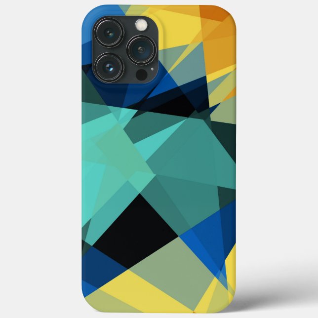 Mosaik - Abstrakter moderner geometrischer Hinterg Case-Mate iPhone Hülle (Rückseite)