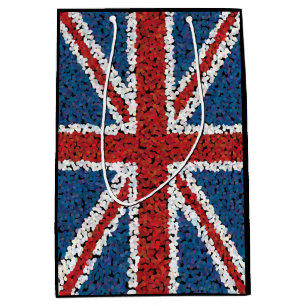Mosaik-Art-Gewerkschafts-Jack-Flagge Mittlere Geschenktüte