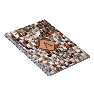 Mosaik Art / Monogramm / Notizblock