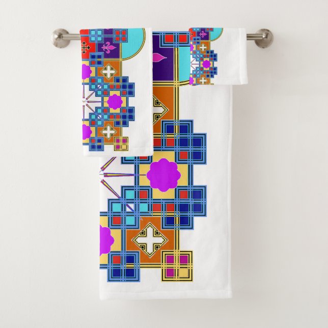 Mosaik Badhandtuch Set (Insitu)