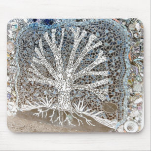 Mosaik-Baum Mousepad