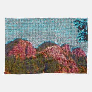 Mosaik-Berg Küchentuch