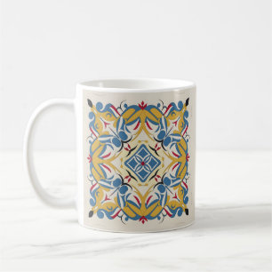 Mosaik blass. Mandala Kaffeetasse