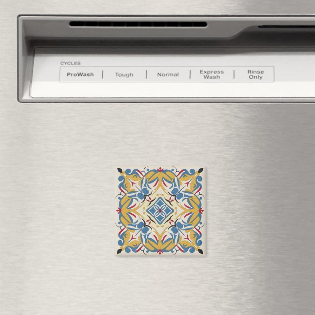 Mosaik blass, Mandala Magnet (In Situ (Geschirrspüler))
