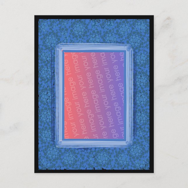 Mosaik Blue Picture Postcard Postkarte (Vorderseite)