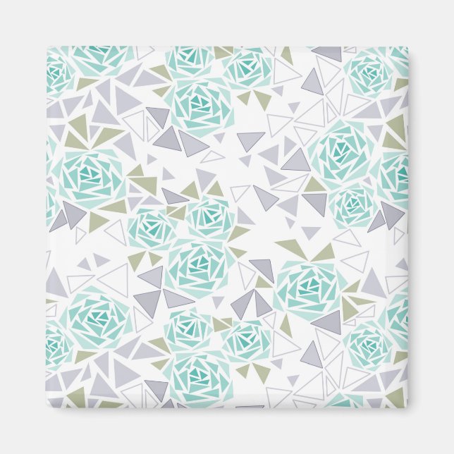 Mosaik, Blume Magnet (Vorne)