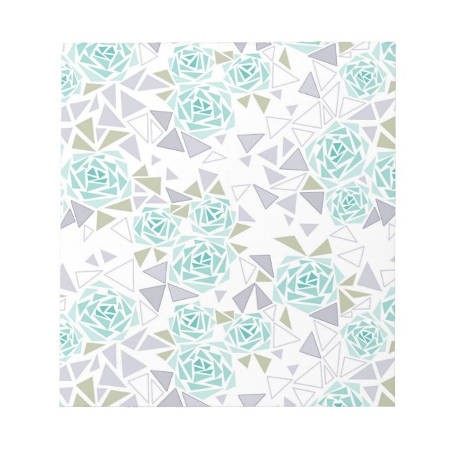 Mosaik, Blume Notizblock (Vorderseite)