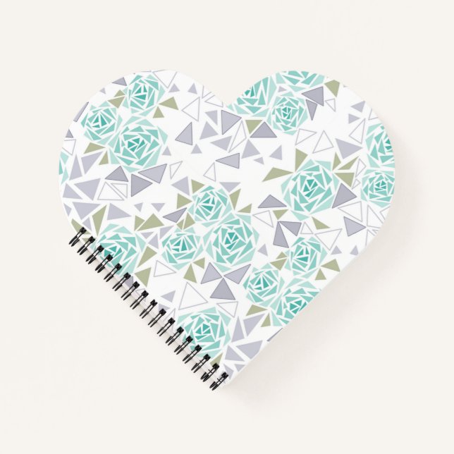 Mosaik, Blume Notizbuch (Vorderseite)