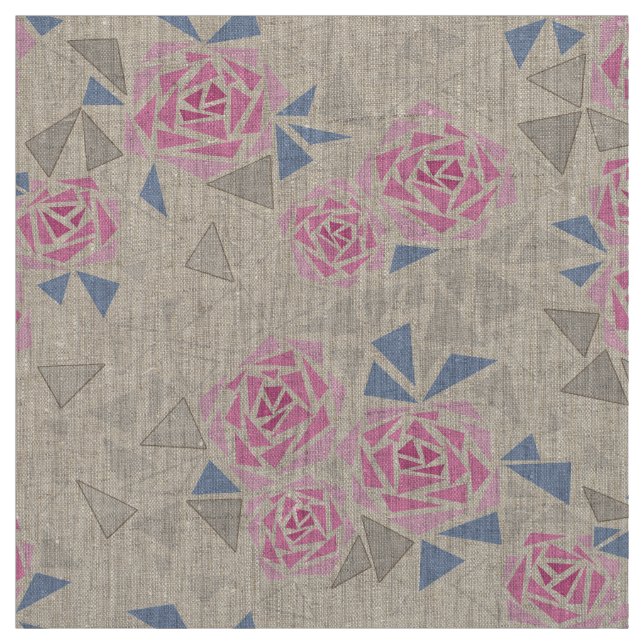Mosaik, Blume Stoff (Muster)