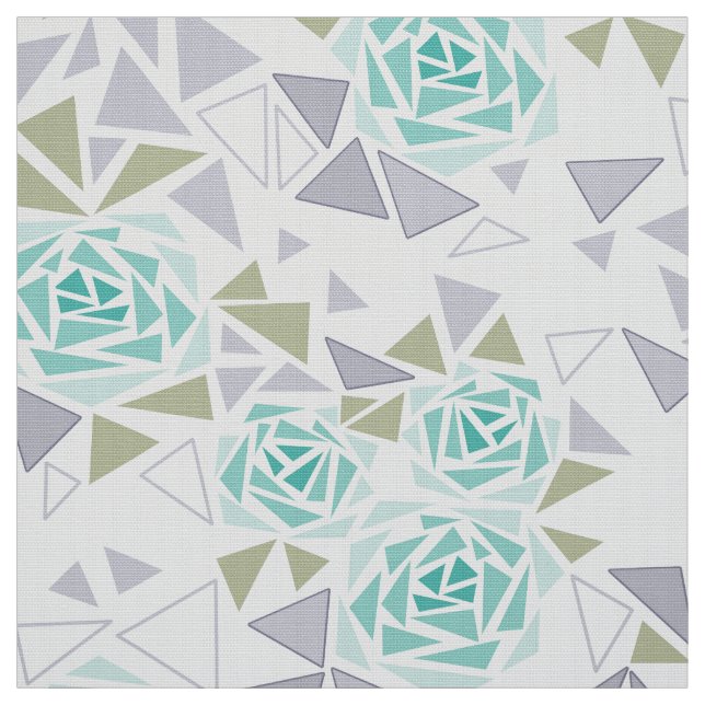 Mosaik, Blume Stoff (Muster)