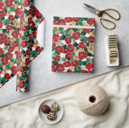 Mosaik Blumengotik-Erntedank Geschenkpapier