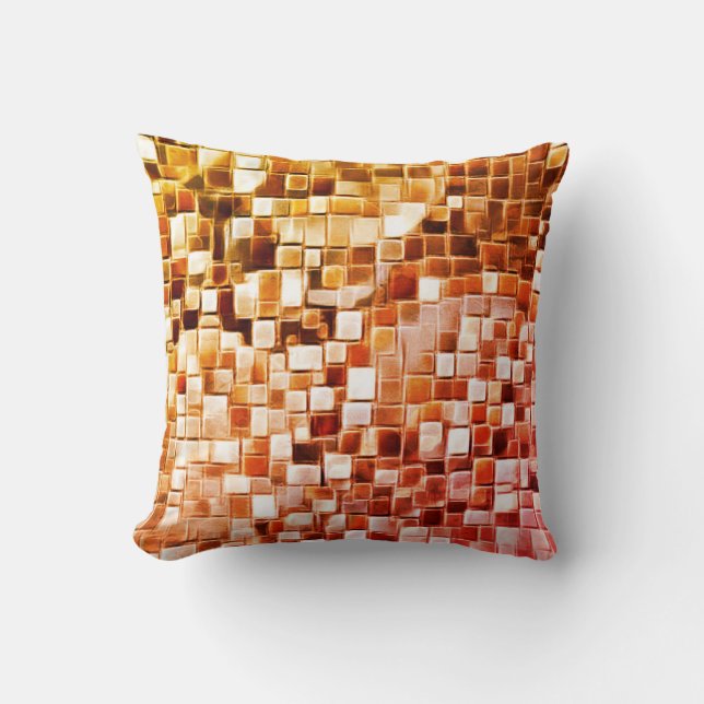 Mosaik Bubble Art / 1974 / Kissen (Vorderseite)