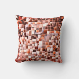 Mosaik Bubble Art / Sangria / Kissen