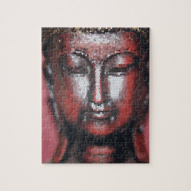 Mosaik Buddha (Vertikal)