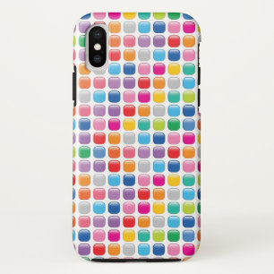 Mosaik-bunter Regenbogen punktiert Case-Mate iPhone Hülle