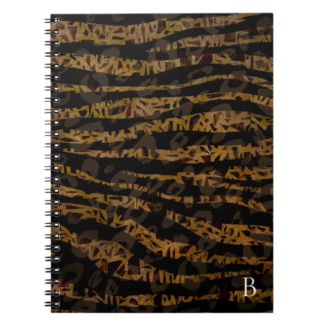 Mosaik Chic Elegante Safari Notizblock (Vorderseite)