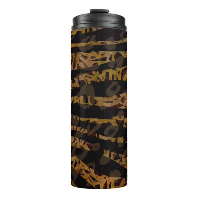 Mosaik Chic Elegante Safari Party Thermosbecher (Vorderseite)