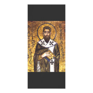 Mosaik des Heiligen Basilius der Große Werbekarte