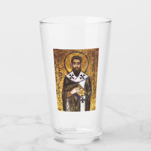 Mosaik des Heiligen Basilius des Großen Glas