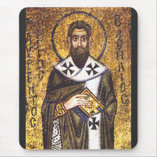 Mosaik des Heiligen Basilius des Großen Mousepad