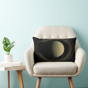 Mosaik des Planeten Saturn und seiner wichtigsten  Lendenkissen